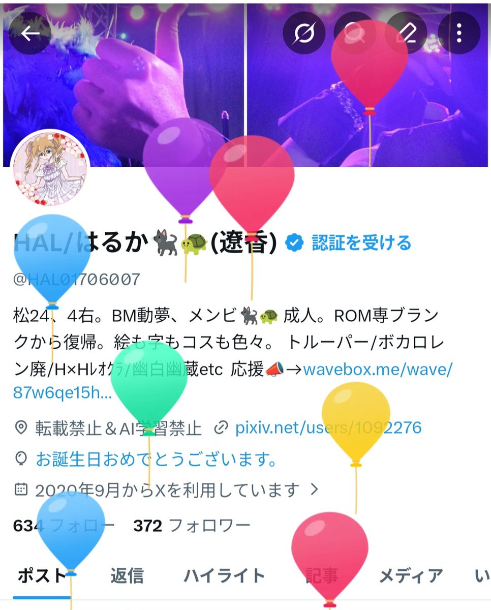 HAL/はるか🐈‍⬛🐢(遼香) tweet media
