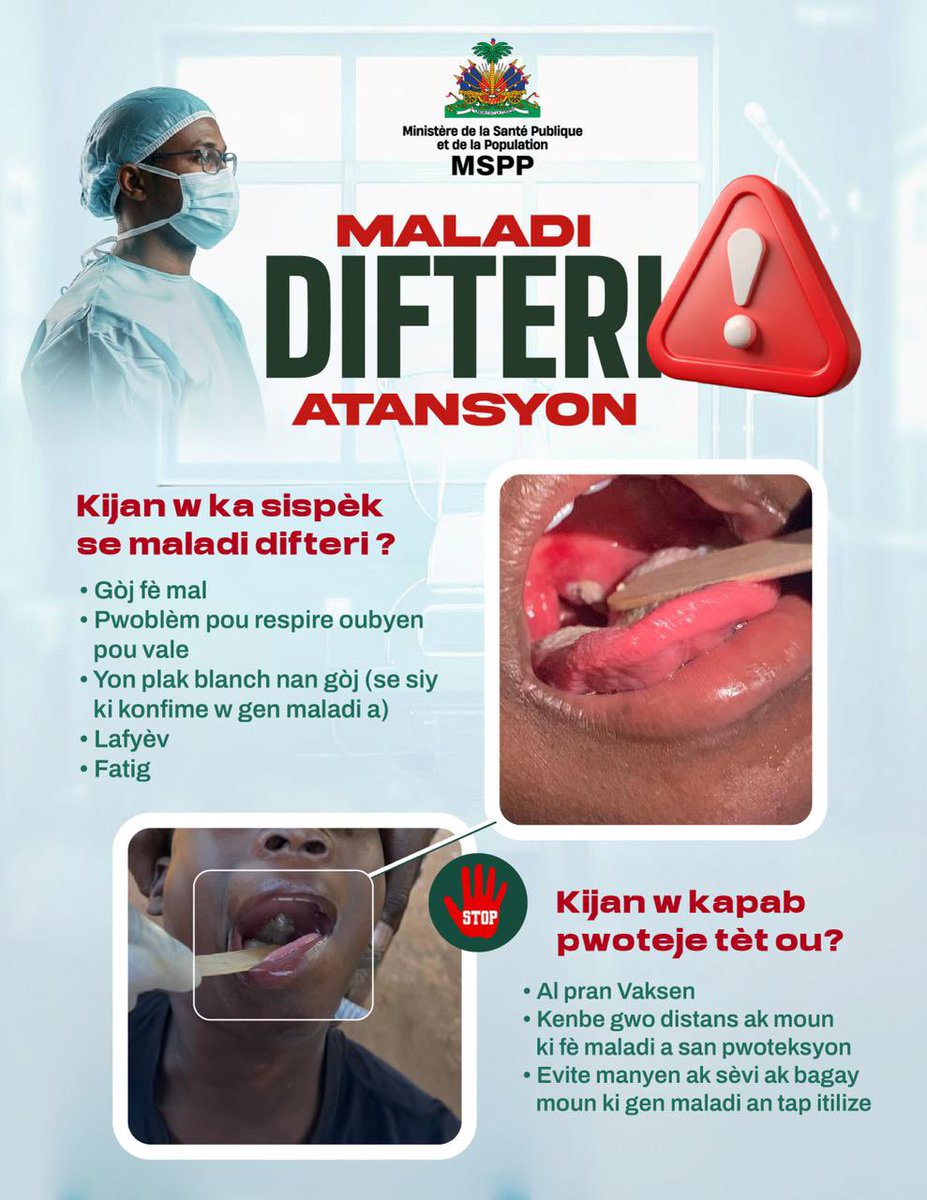 MINISTÈRE DE LA SANTÉ PUBLIQUE ET DE LA POPULATION tweet media