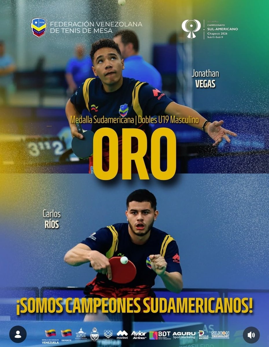 No vayan a llegar tarde algunos a celebrar dentro de un año como hicieron con las chamitas del voleibol sub17

🇻🇪💪🏻🔥