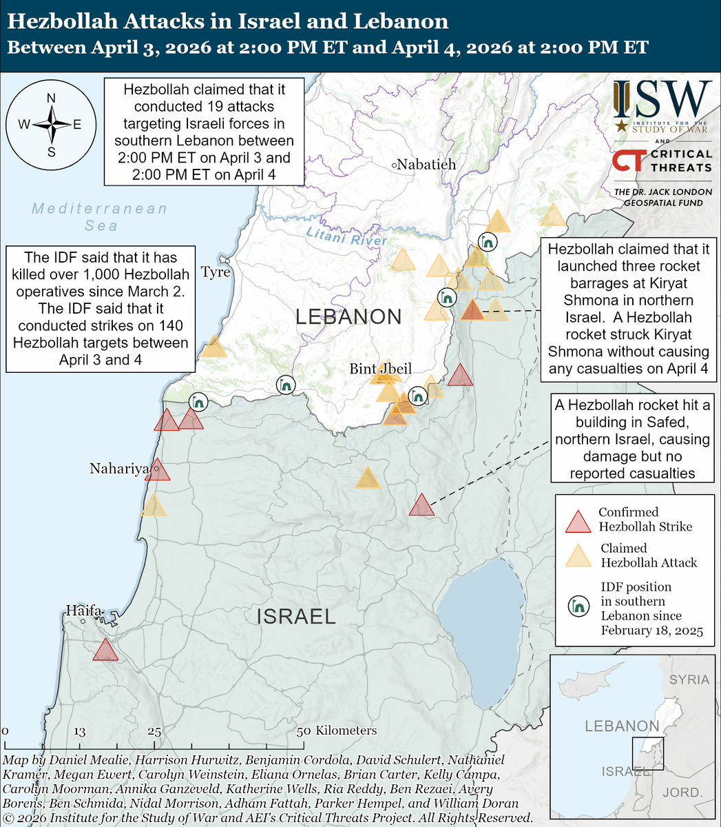 Institute for the Study of War tweet media