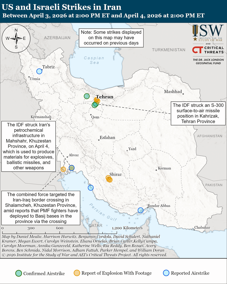 Institute for the Study of War tweet media