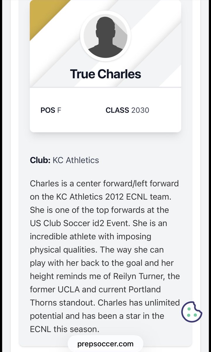 CharlesTolanda's tweet photo. Thank you! @PrepSoccer and @JREskilson https://t.co/phqXZ8TeFF
