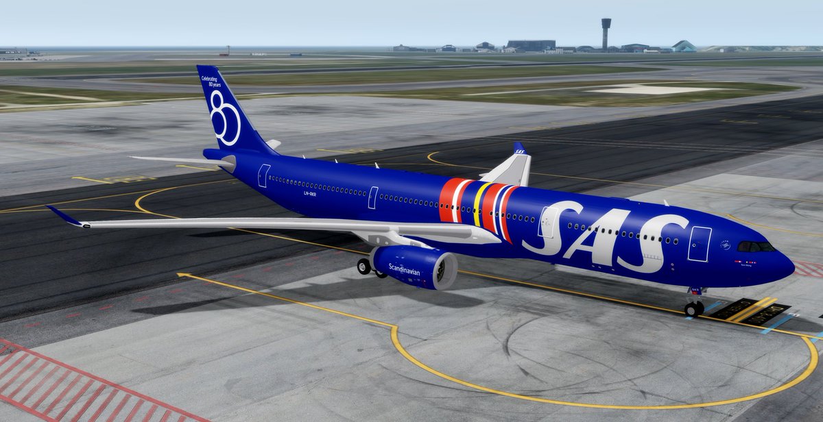 SAS just recently unveiled their special 80 years livery on one of their Airbus A330-300s.

Here is a recreation of that <a href="/SAS/">SAS - Scandinavian Airlines</a> plane that I made on ROBLOX.

<a href="/ROBLOX/">Roblox</a> #ROBLOX #ROBLOXDev