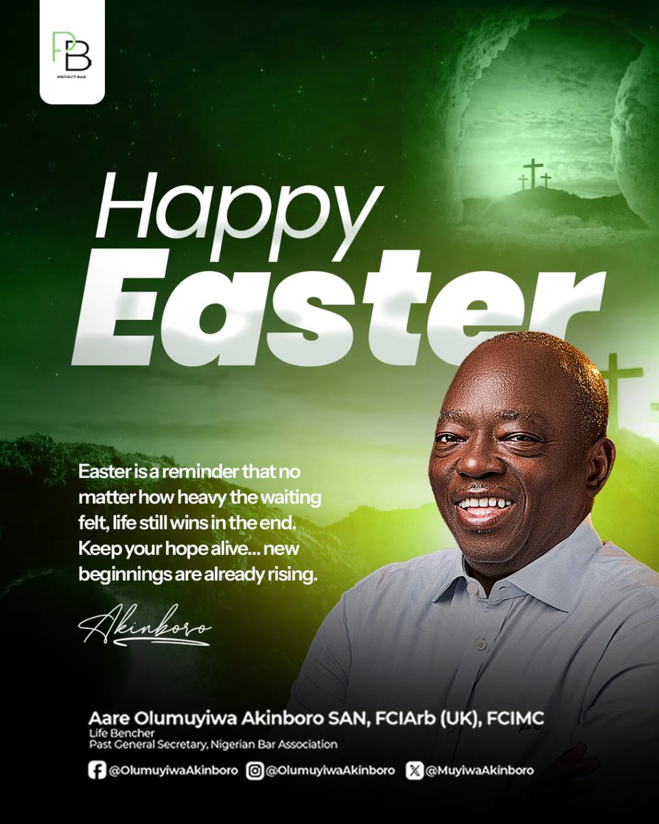 Easter is a powerful reminder that no matter how long the night, light will always break through.

It speaks to the triumph of hope over despair, of life over loss, and of renewal over every form of limitation. It reassures us that even in our most uncertain moments, there is a