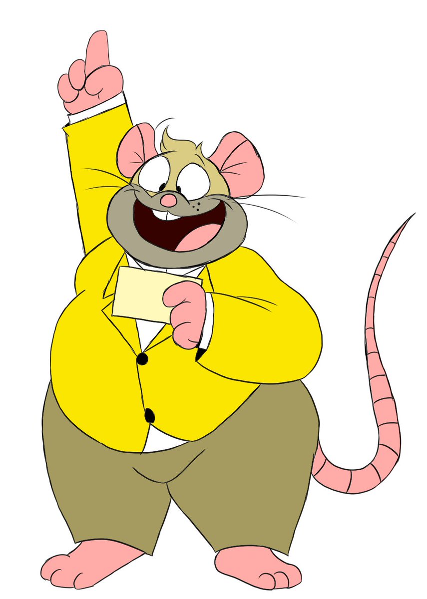 It's World Rat Day, so here's one of my favorite rats I designed:

Vinnie C. Romero (with a Chuck E Cheese easter egg)