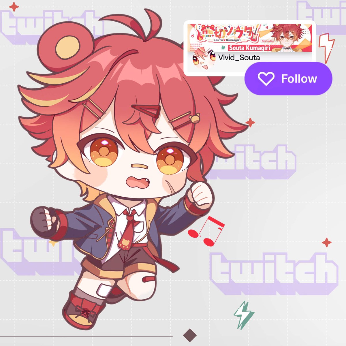 Souta Kumagiri☆V-Academia tweet media