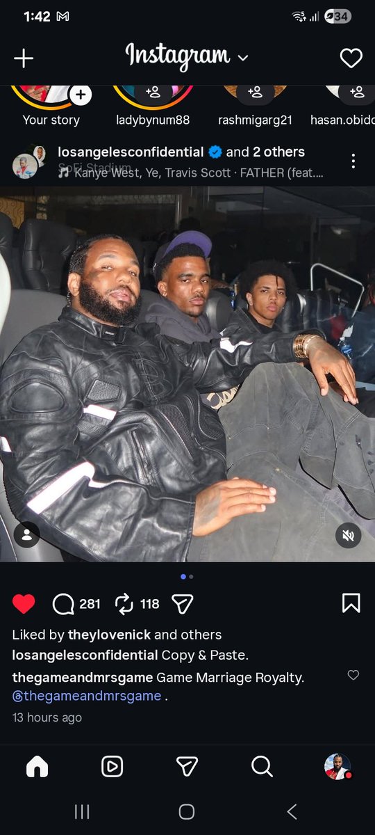 GRoyalty31929's tweet photo. III. 🩶
@thegame + Mrs. Game 
#TheGame 
#MrsGame 
#REINAA 
#adequate 
#prophecy
#lioness
#pretty
#fresh 
#smart
#roses
#tear 
#india
#sasia
#safrica 
#seixico
#sompton
#worldstar
#pain
#secretmenu
#audition
#blacktwitter
#mexicanflag
#greyrankedmobpride 
#TheGameandMrsGame https://t.co/GajGzEOvQy