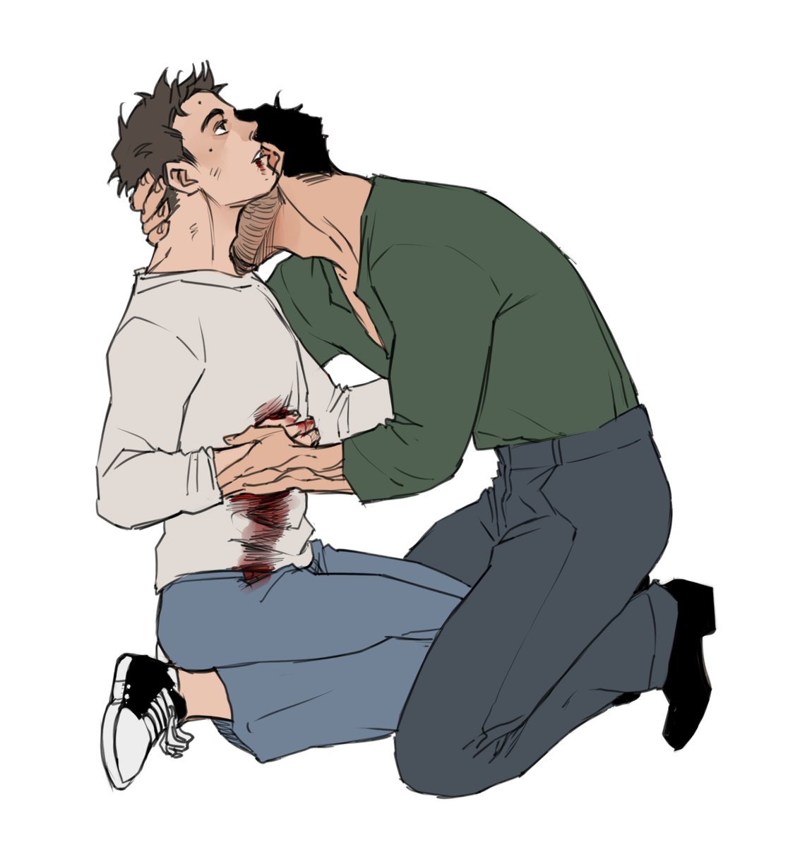 Whumpril Day 2- Bite for Blue 
#sterek