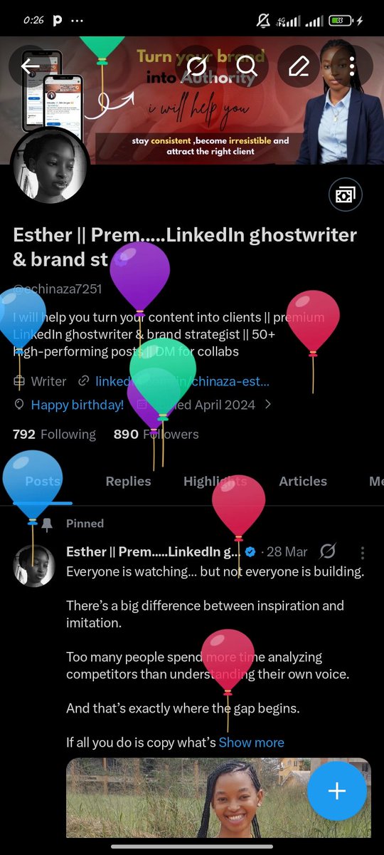 Esther || Prem.....LinkedIn ghostwriter & brand st tweet media