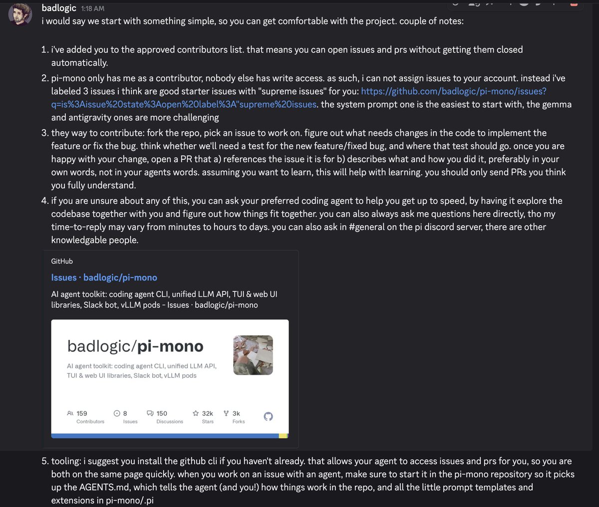 Mario Zechner tweet media