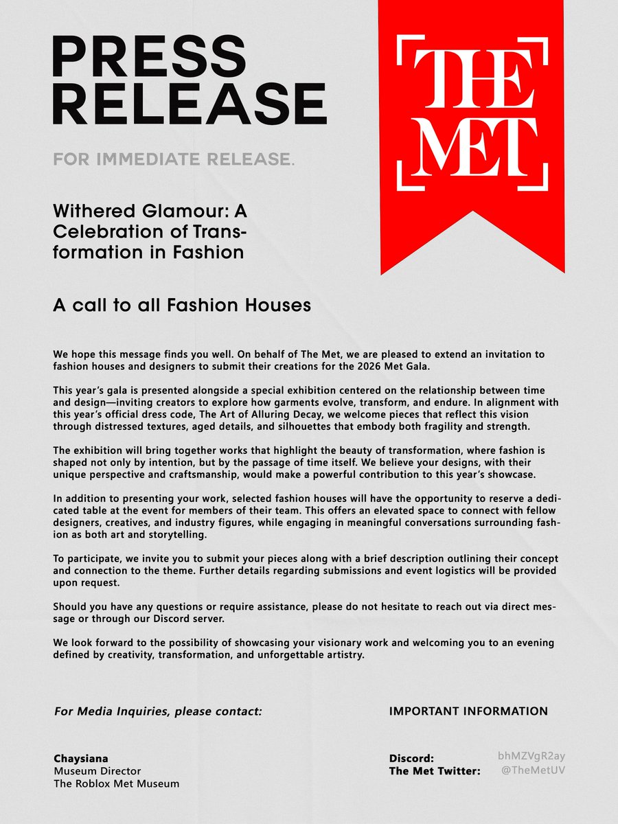 The Met Museum tweet media