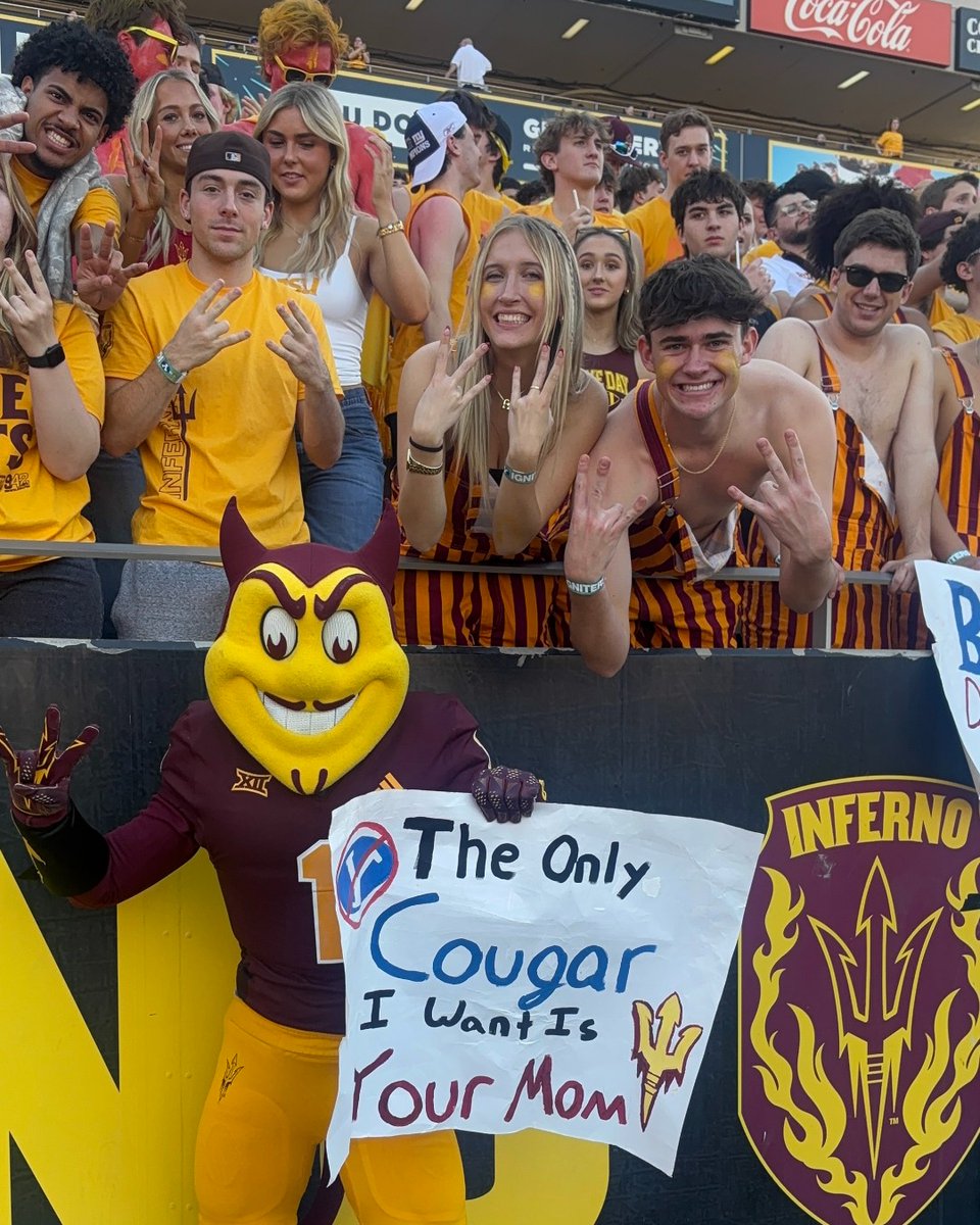 InfernoInsider's tweet photo. happy #signsaturday β€οΈβπ₯
#asu #sundevils #college #gameday #football https://t.co/GcnHlnihu3