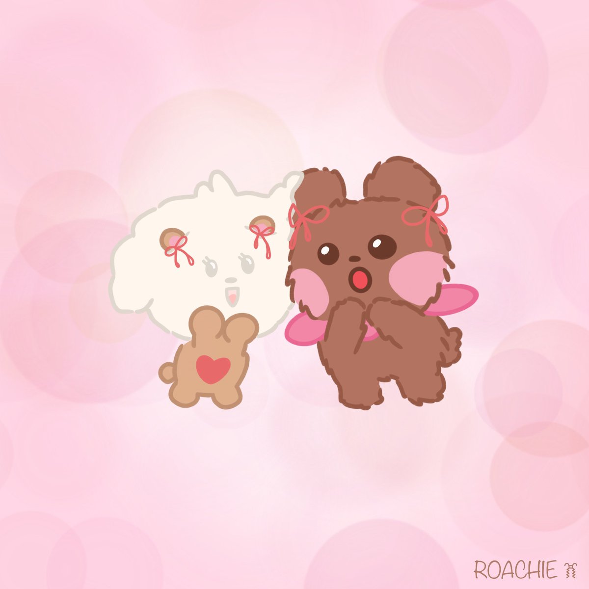 dearppullit's tweet photo. Matching bows!! 🎀🎀

#PPULBATUfanart
#DEARLLITfanart https://t.co/YrS7uRfeiV