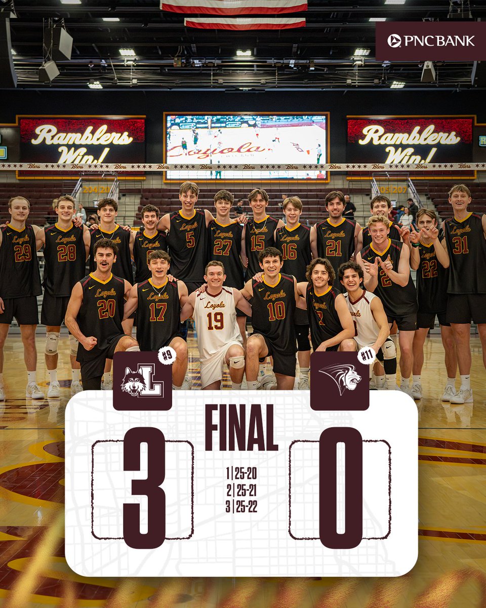 Loyola Men's Volleyball tweet media