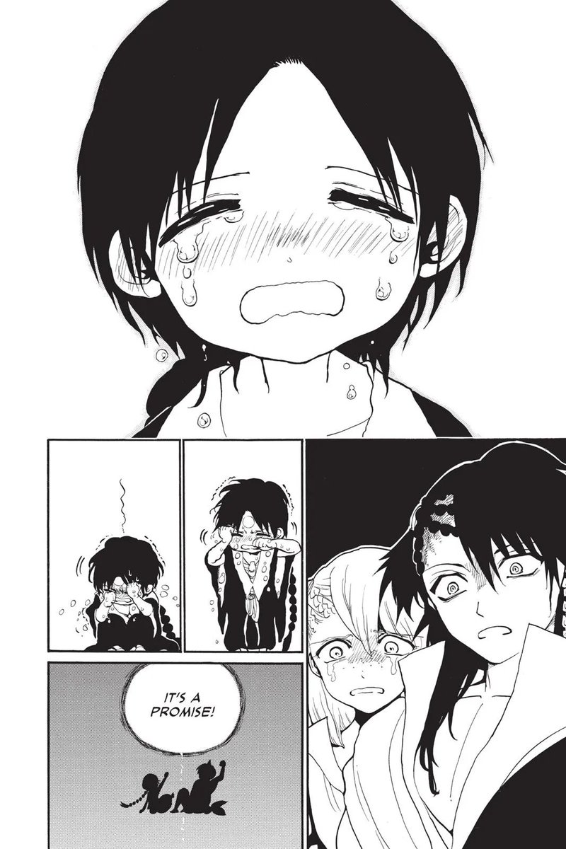 one of my favorite chapters in the entire story. the lengths he will go for his friends knows no bounds. aladdin what a character you are. 

#magi