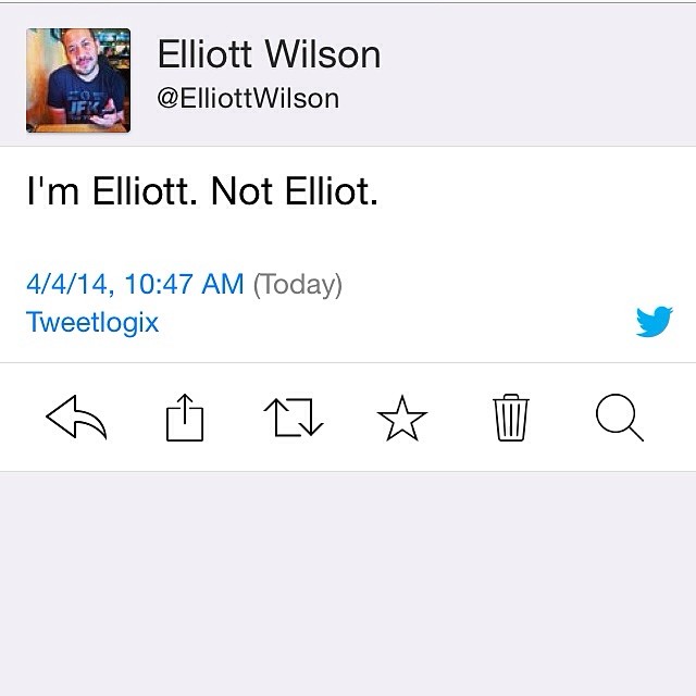 Elliott Wilson tweet media