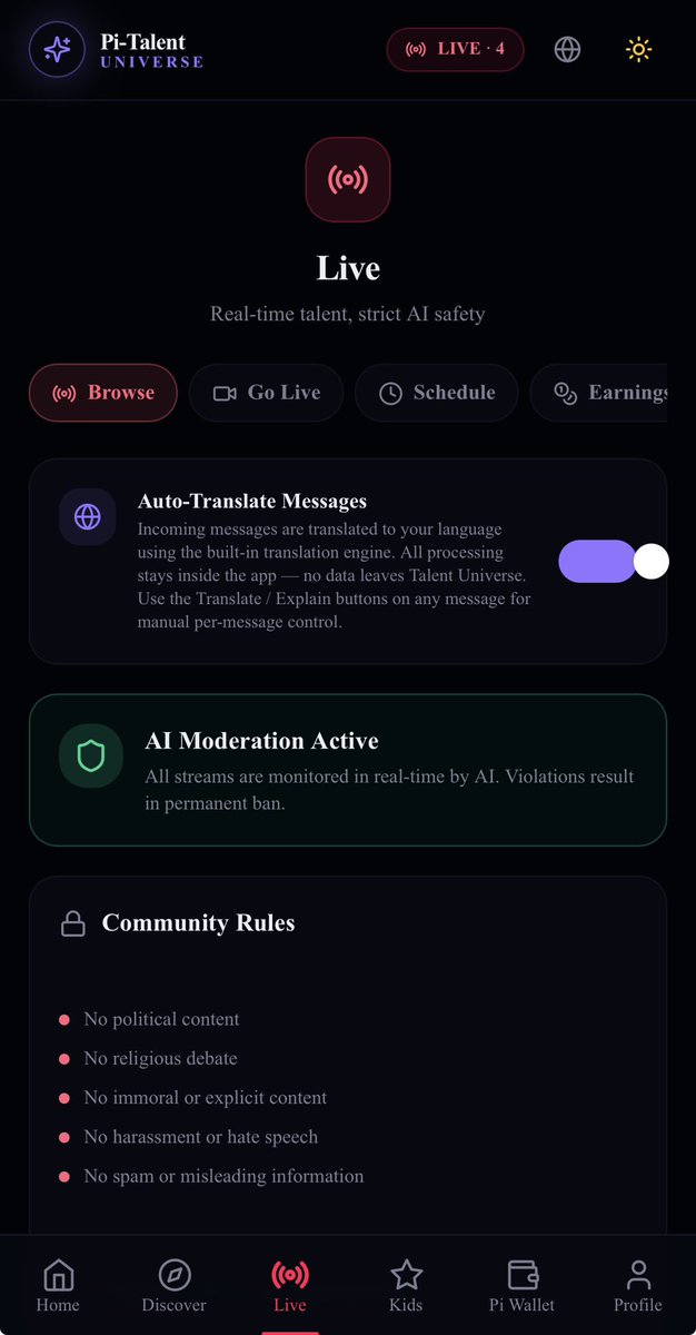 Talent universe (pi) tweet media