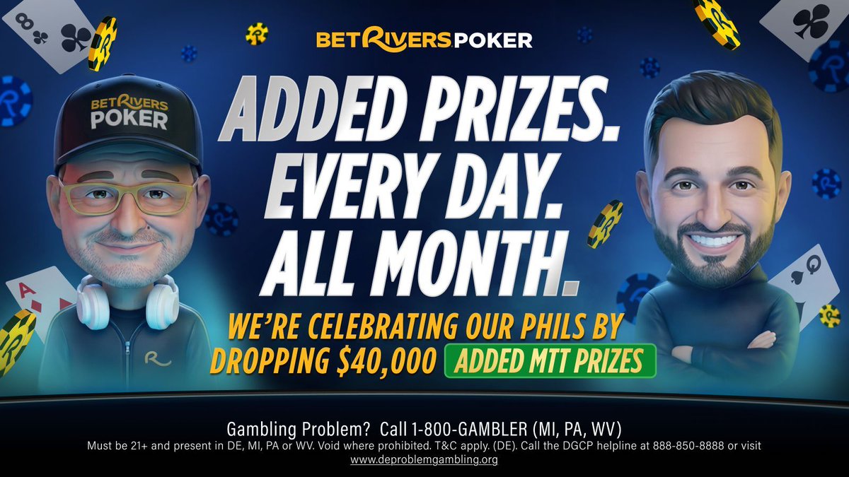 BetRivers Poker tweet media