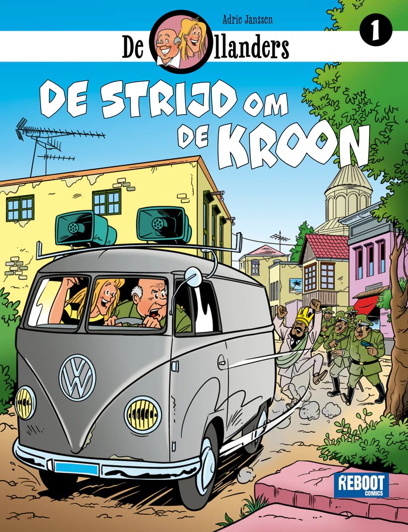 stripland_BENL's tweet photo. Een Paasgeschenk van #RebootComics, eind deze week verschijnt De #Strijd om de #Kroon, het allereerste avontuur van De #Ollanders. Wat hebben Jaap en Janus te maken hebben met een diefstal in Kurkije? Zijn ze onschuldig? #AdrieJanssen #VrolijkPasen #Paasmaandag #Reboot #Comics https://t.co/mOA6A7Onkp
