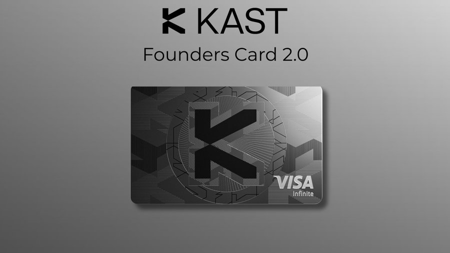 CryptoBOSS___'s tweet photo. . @KASTxyz #KAST 

dropped Founders Card 2.0   limited card for early users

 > no annual fee 
> perks (events, Visa Infinite, etc.)  

If you were thinking about it - now’s the time.  

available until April 11
 
USE MY LINK FOR 20% OFF https://t.co/TuT5HpBWIn 

#BTC #KAST #CRO #XRP #TORN #SOL #CRYPTO #CASHBACK