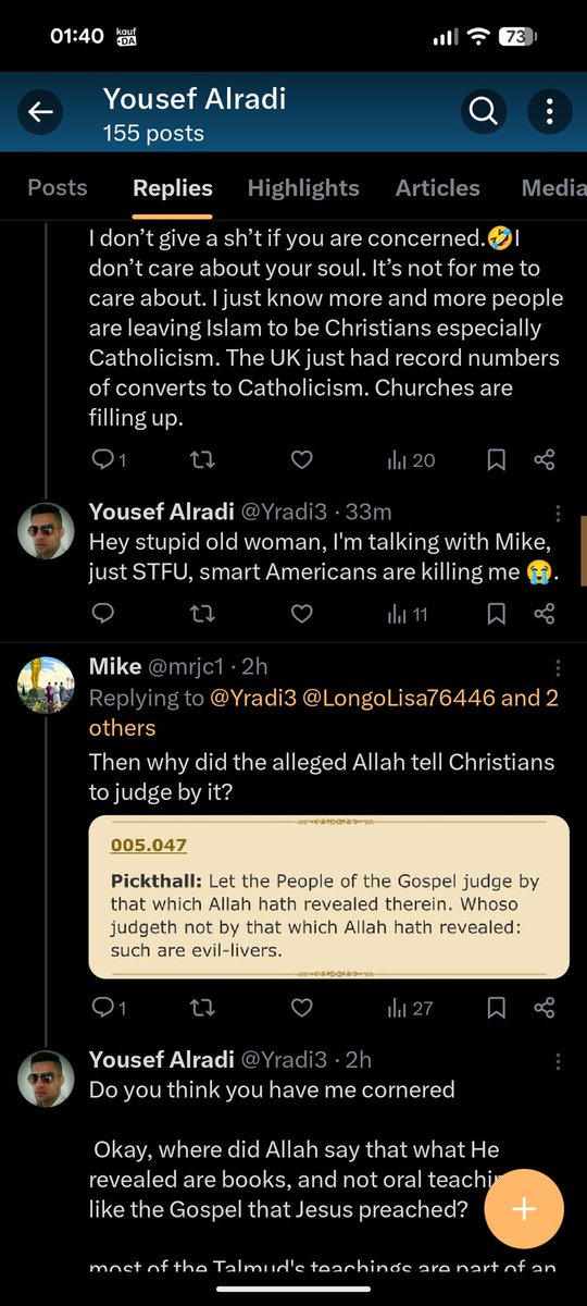 Yradi3's tweet photo. @mrjc1 @LongoLisa76446 @AFJorahh @AutisticClip WTF !!!
Who is talking to me every 5 minutes https://t.co/OV8ZU8XTEs