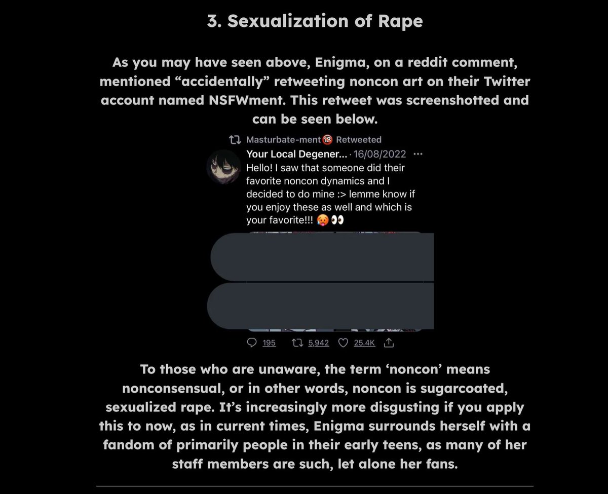 axxelet's tweet photo. @Ur_Ghosty @cathythewathy Billy and mandy are characters from a cartoon, they are both 9 years old
I’m saying this since there is evidence that enigmaverse reposted nsfw art of them and sexualized rape

full document here

https://t.co/xocw1rBu6a https://t.co/ZJf975lglN