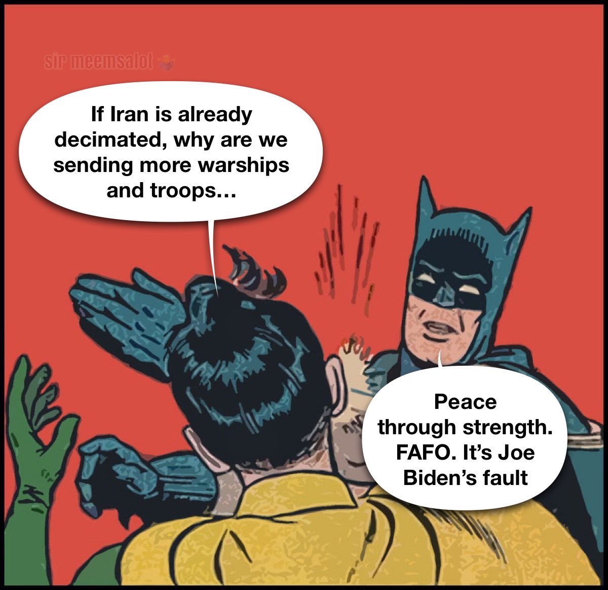 Why are we sending in more and more troops?