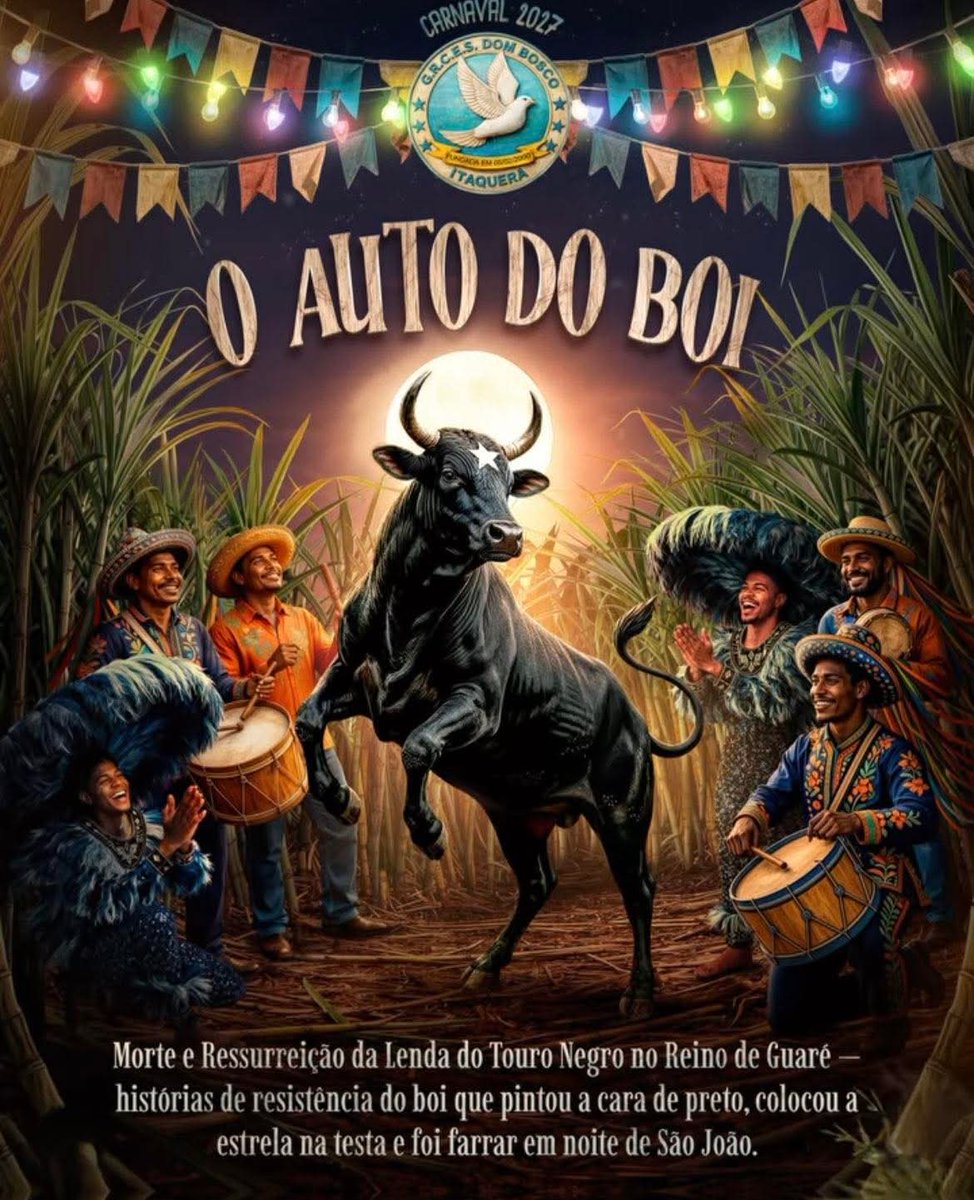 Nortestino's tweet image. Enredo da Dom Bosco de Itaquera para o carnaval 2027

É ele ali?

#Carnaval
#BoiCaprichoso