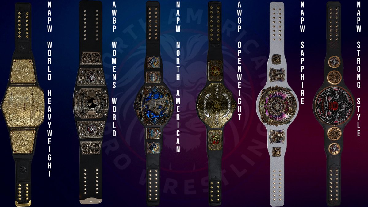 NorthAmericanPW's tweet image. Introducing the NAPW/AWGP championship titles for the 2026 season.  #NAPW #EFED