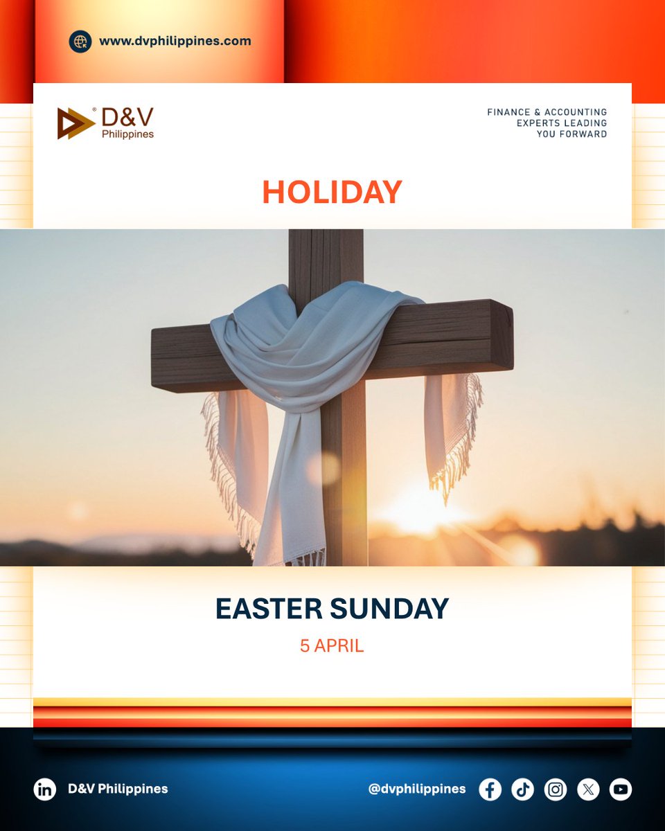 New beginnings. Renewed hope.

Today we celebrate the resurrection of Jesus, the triumph of life and love. Like the changing seasons, every day brings a chance to grow.

Wishing everyone a joyful and hopeful Easter Sunday. Hoppy Easter, DVas! 🐰
