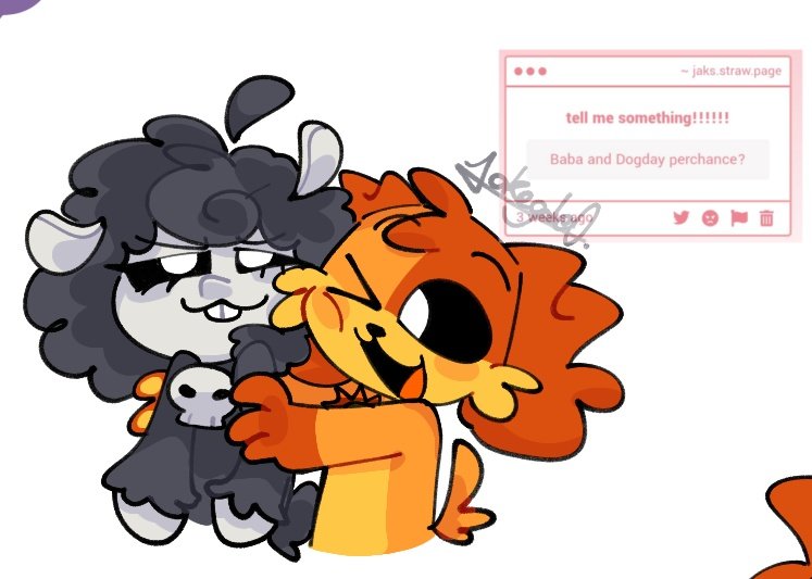 jakegde0's tweet image. I NEED to draw them more❤️‍🩹 my favorite sc + my favorite nc duooooooooo😪😪

#smilingcritters #nightmarecritters #babachops #dogday