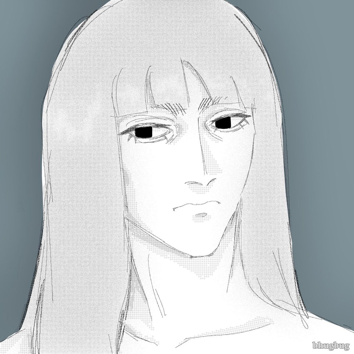 bhugbug's tweet photo. Mymo with hair down and without glasses #gachiakutamanga #gachiart https://t.co/00WdD2kJ0X