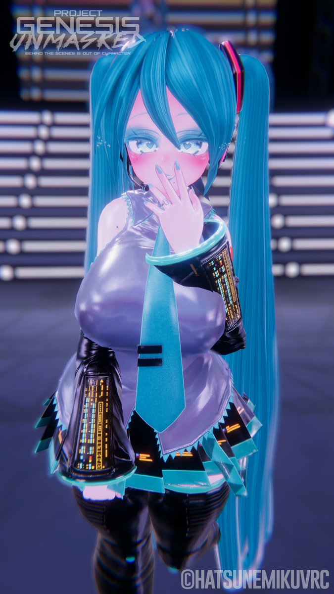 HatsuneMikuVRC's tweet photo. ⠀

And for my personal post today, more of the same..~
My batteries have been really drained lately so I'm gonna take a day or two away not thinking about things and recharging..~

Hopefully I'll have a new stage outfit when I'm back!!

#VRC #VRChat #初音ミク #ProjectGenesis

⠀ https://t.co/xEZTu4k7wm