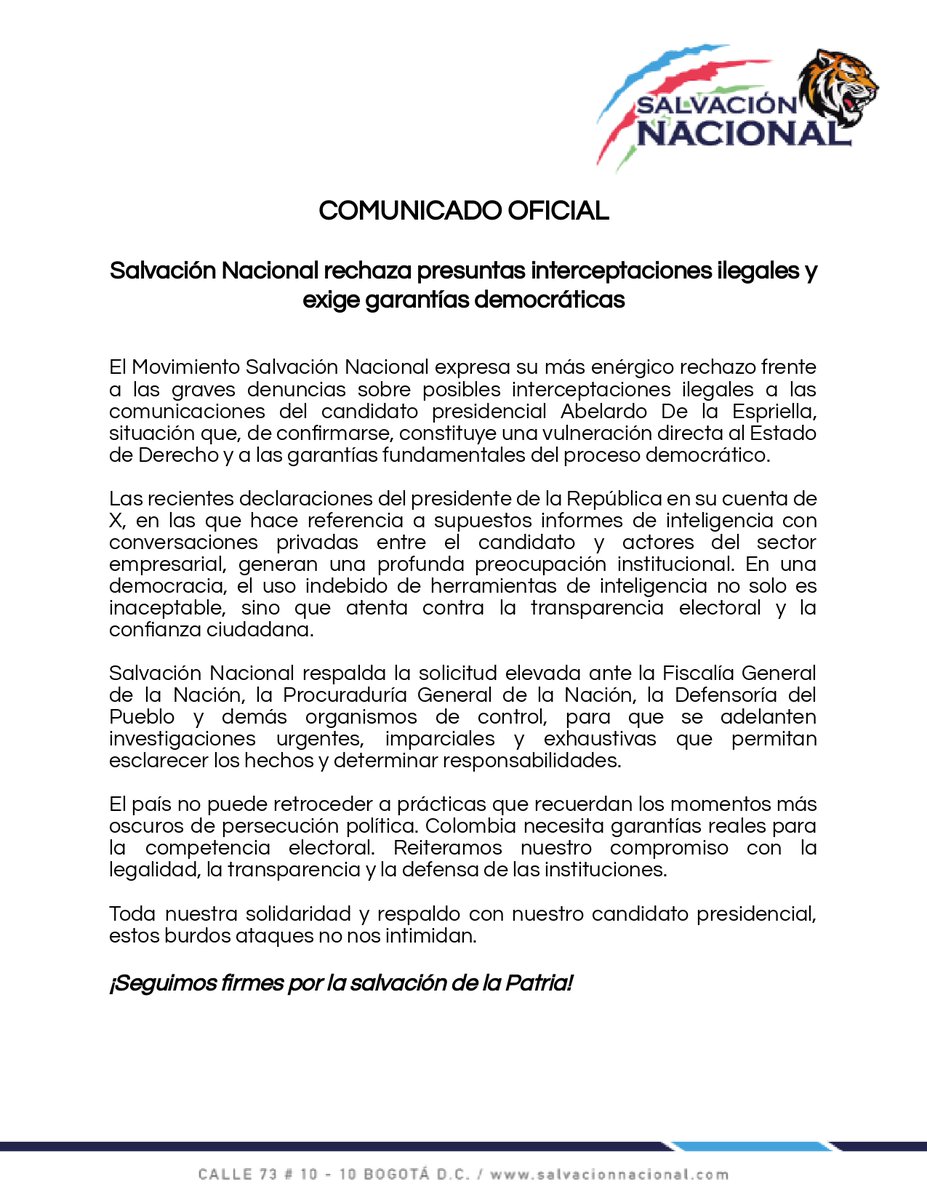 Salvación Nacional tweet media