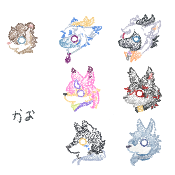 きょうのあさかつで描いたやつ