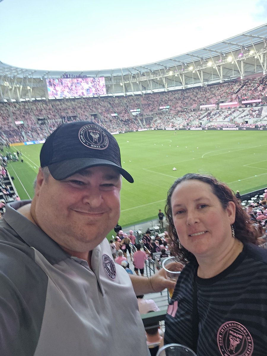 BklynCane's tweet photo. First @InterMiamiCF game at Nu Stadium ⚽️⚽️⚽️ https://t.co/injvyYtQO3