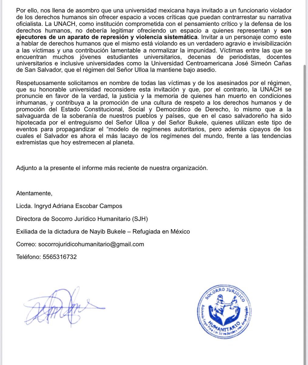 Socorro Jurídico Humanitario tweet media