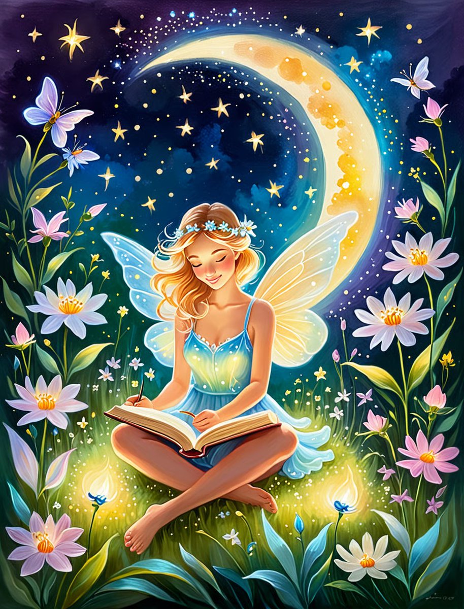 NateHartPrints's tweet image. A quiet moment under the moon.

The Moonlight Garden blends soft light, color, and detail into a calm fantasy scene.

printsbynatehart.com/b/NpB1g

#FantasyArt #FairyArt #WallArt #PrintsByNateHart