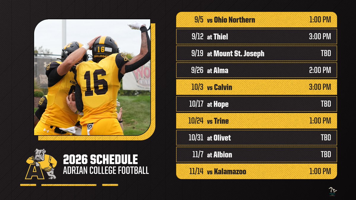 Adrian College Athletics tweet media