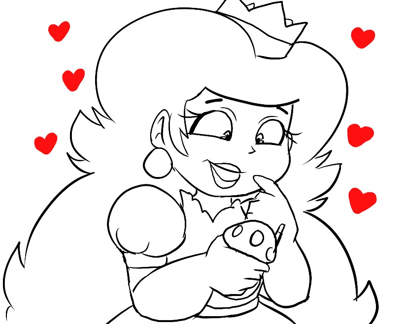 👑 Daily Princess Toadstool Doodles 🍄 tweet media