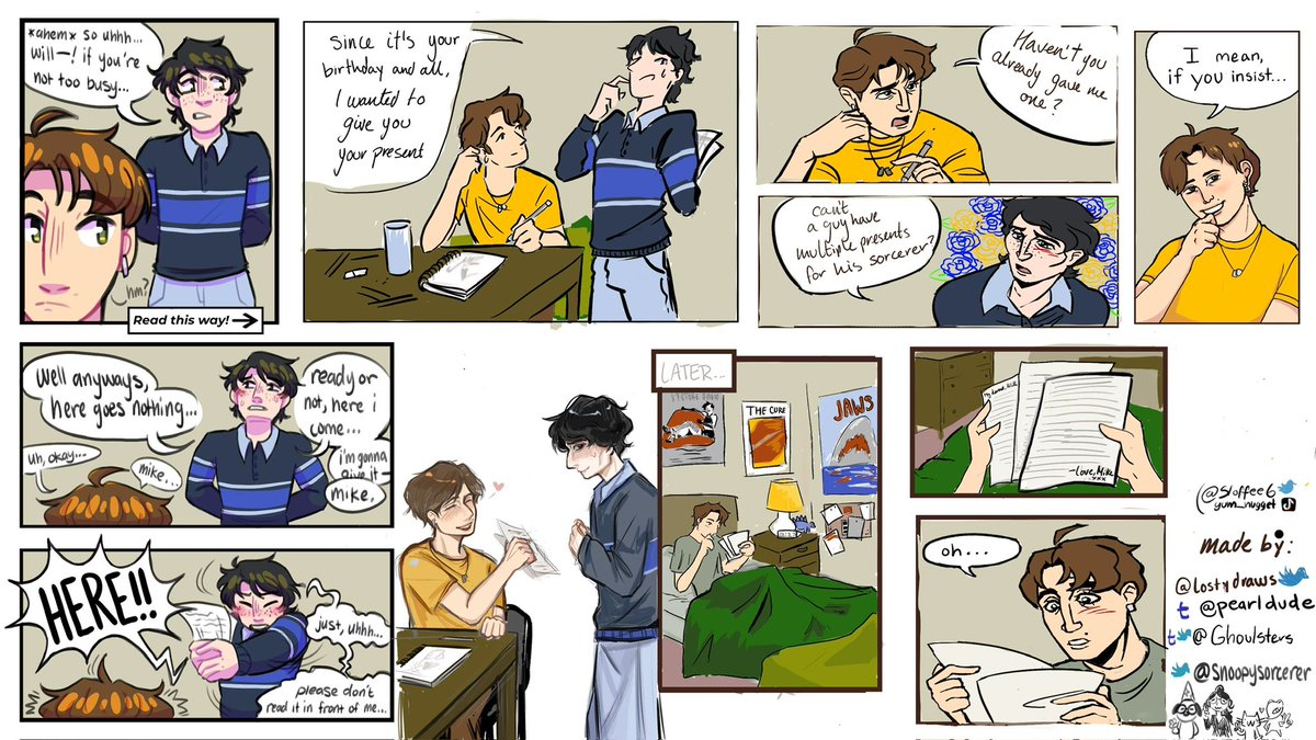 ess ✶⋆.˚ MIKE WHEELER BDAY 💙 tweet media