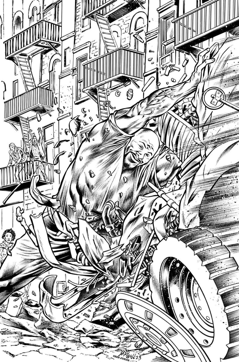 SeanDamienHill's tweet photo. Luke cage cover 

Pencils by me

Inks @orenjunior_inks 

Colors @ParisAlleyne https://t.co/ajgllbWTd2