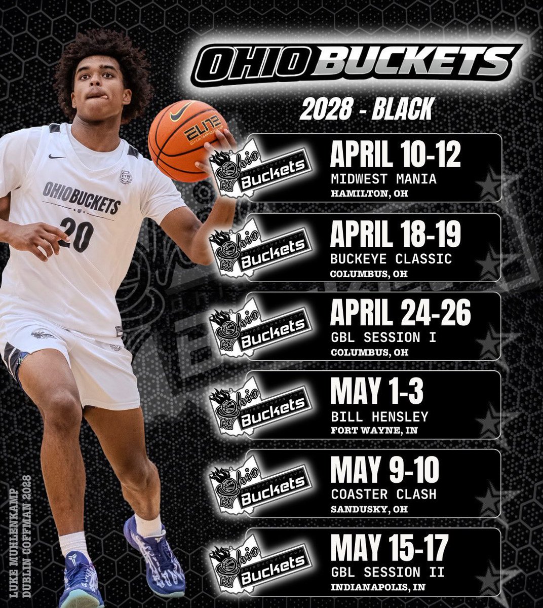 CJF_5's tweet photo. AAU schedule for the spring season https://t.co/onm1jAgUT4