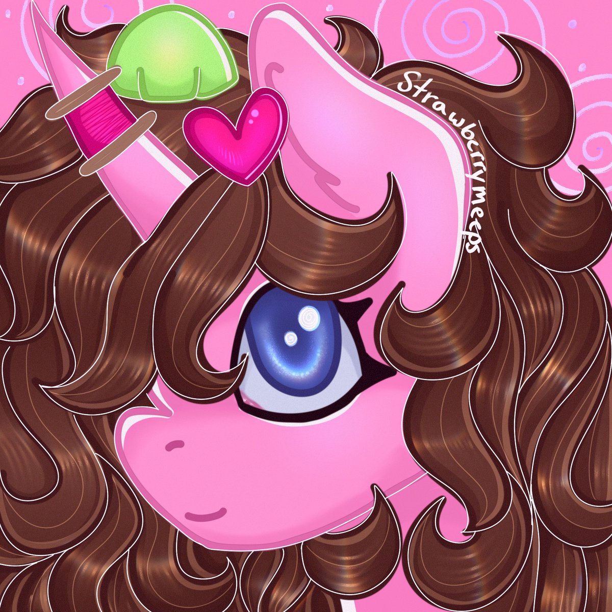 Strawberrymeeps's tweet photo. New profile icon tehe #mlpart #mlpdrawing https://t.co/yA8wFg96XT