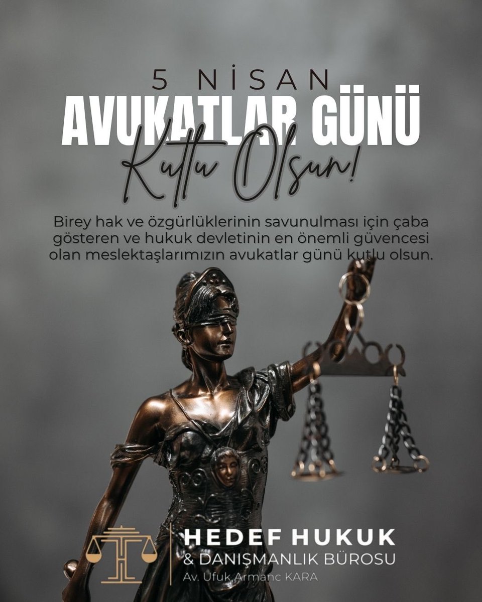 avarmanckara's tweet photo. Tüm meslektaşlarımın 5 Nisan Avukatlar Günü’nü kutlarım. #AvukatlarGünü https://t.co/tL9N03TEgx