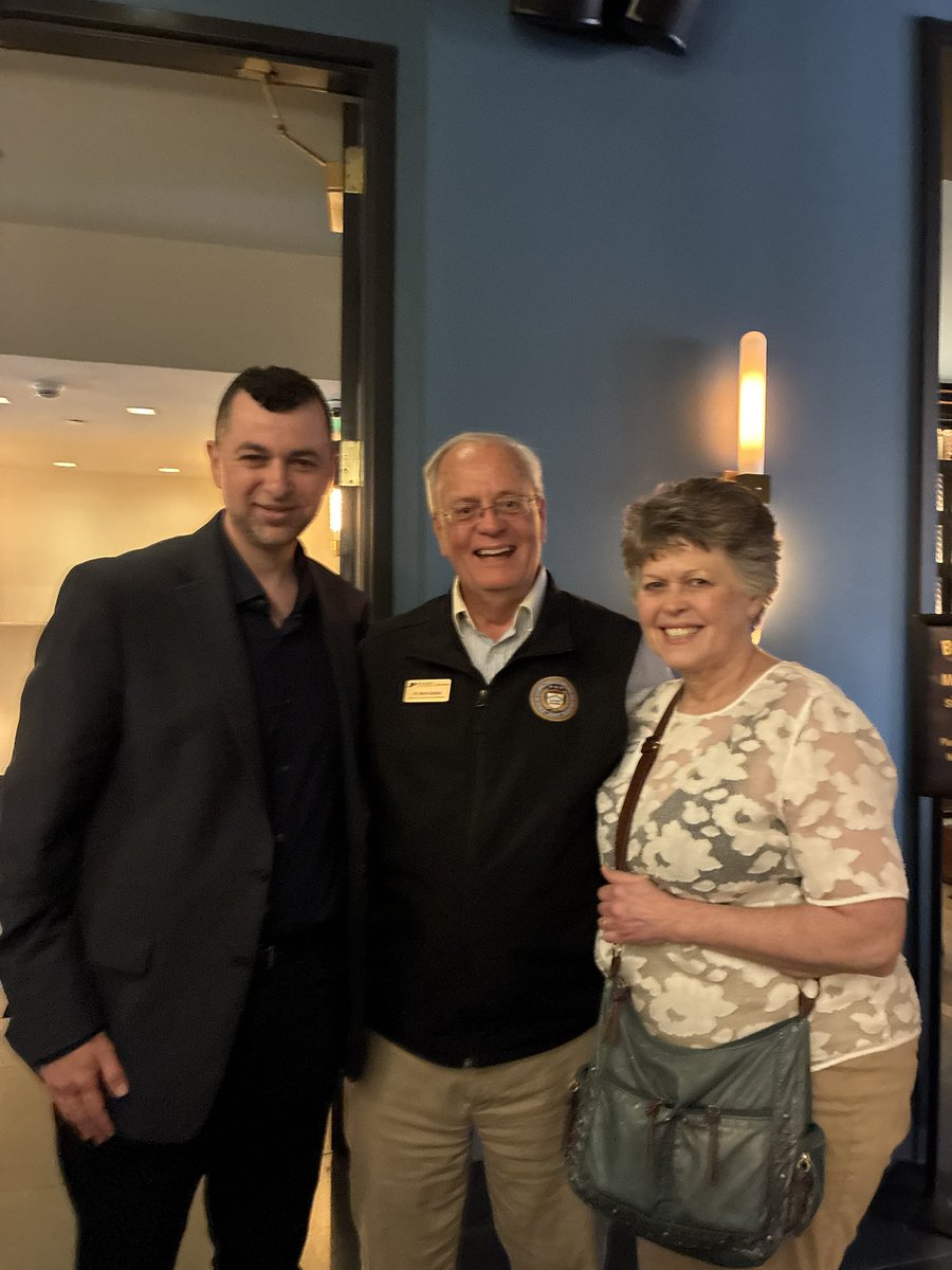markeutsler's tweet photo. Therese Eutsler and I with @SenFadyQaddoura , PhD, MPA, MS, after the @CollegeDemsIN State Convention hosted by the @purduedemocrats . We were enjoying a drink in the Boiler Up Bar library nook when we saw him at Leeps Coffee. Thanks for treating us to Irish Cream Lattes! https://t.co/PqcJ9uWr16