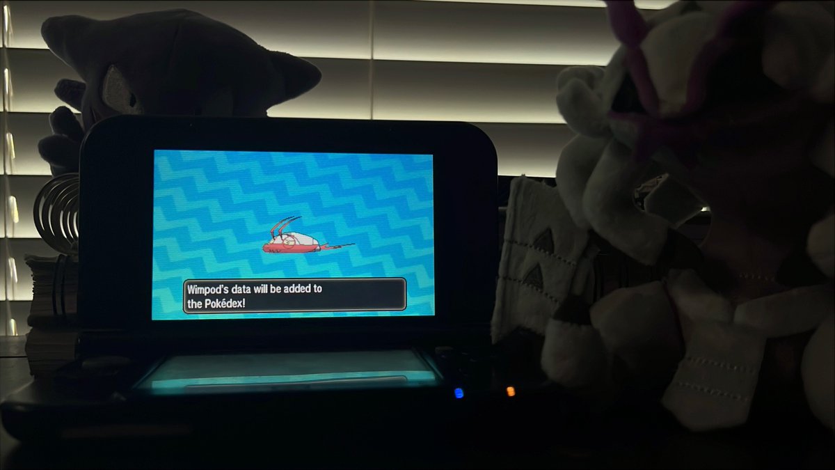 PortRaptor's tweet photo. Shiny Wimpod after 7103 SR’s! 6th member of my Trial Quest, and she really made me work to find her. But it was so worth it omgggg https://t.co/tXq4UsO8fb