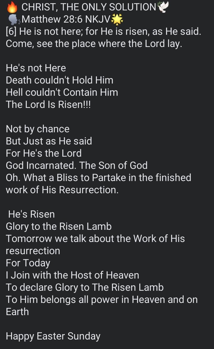 CHRIST THE ONLY SOLUTION PLATFORM (@ONFORGOD) / Posts / X