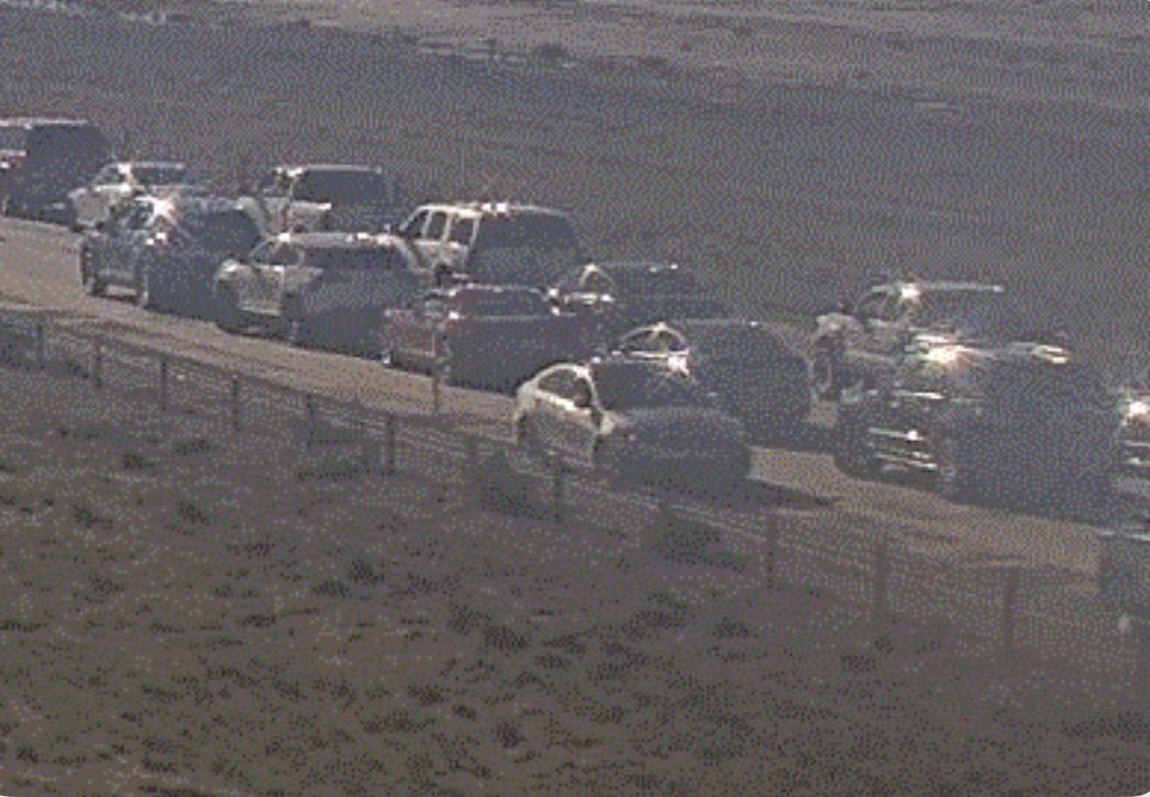 SLCScanner's tweet image. ⚠️ #TrafficAlert⚠️ Due to the semi trailer fire at MM-105 I-80 WB #UHP has just #CLOSED I-80 at 7200 W. All traffic heading WB to #Tooele #Wendover #Nevada area must exit. If you head south on 7200 W, you’ll run into U-201 go WB and connect back to I-80 past the #closure.