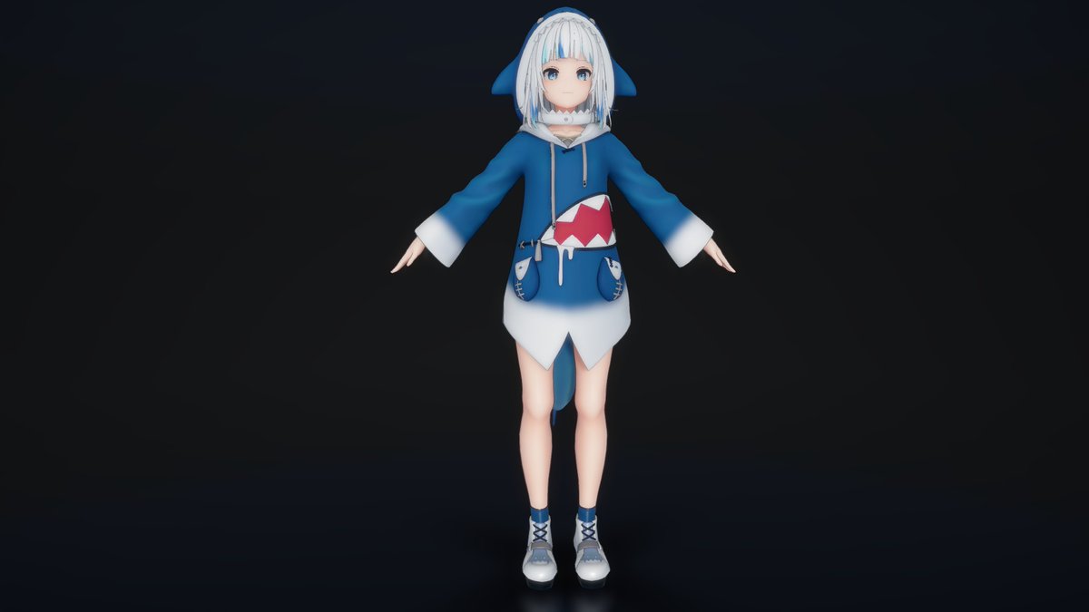 antinomy112211's tweet photo. テクスチャを始めて編集しました。

おへその周りの布地を透明にするのに苦労しました。 https://t.co/0Sd2Ltfd2B